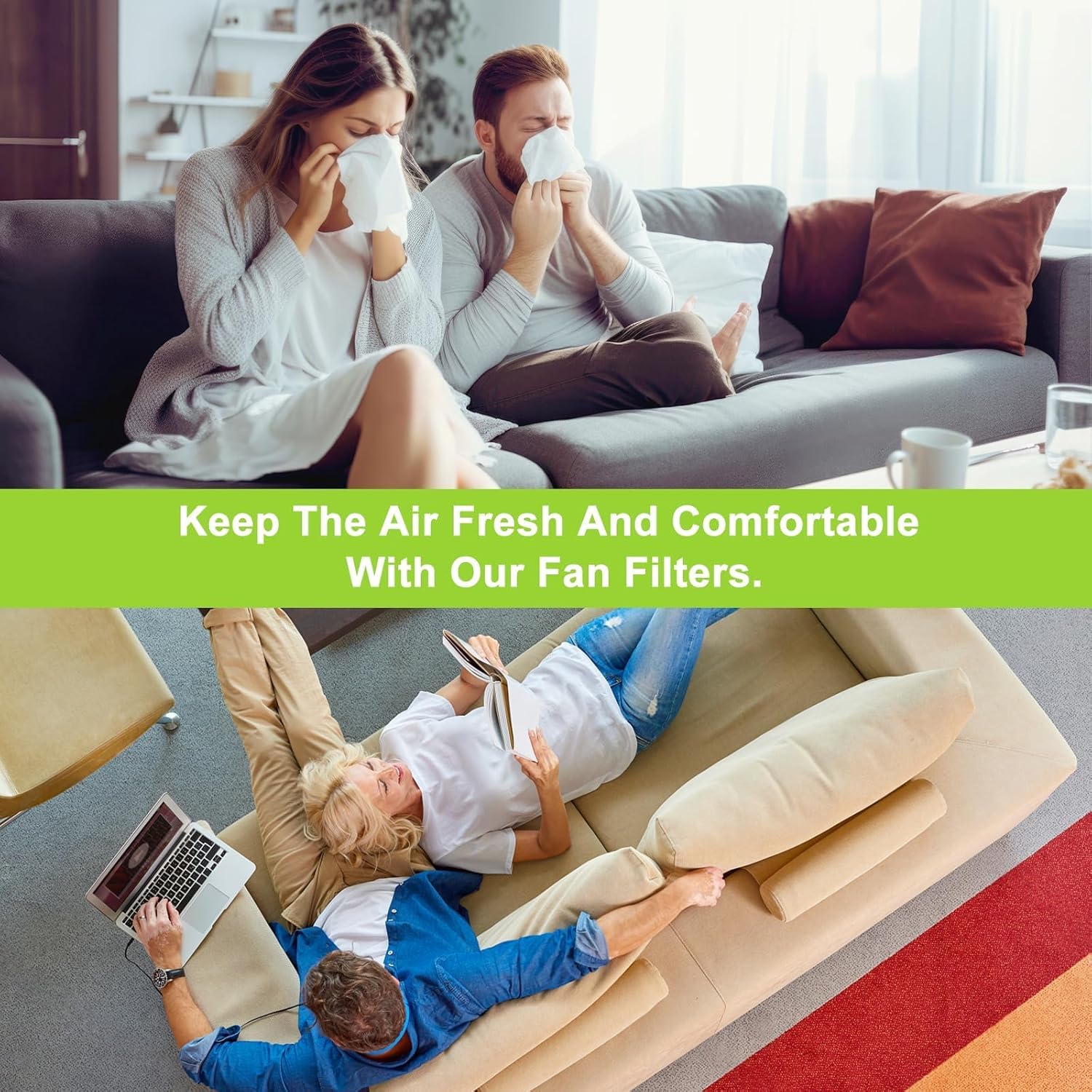 Coconut Carbon Fan Air Purifier Pads